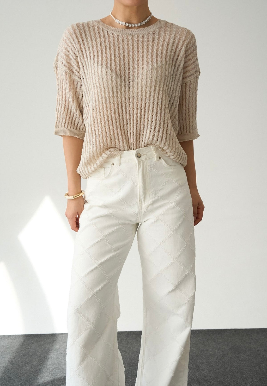 Knit Top in Latte