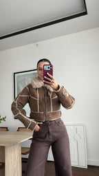 Teddy Trim Jacket