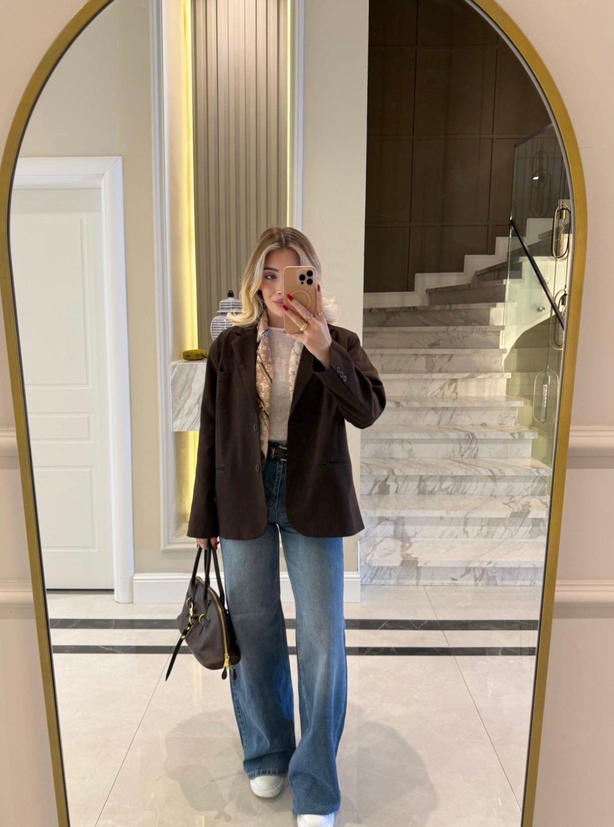 Oversized Brown Blazer