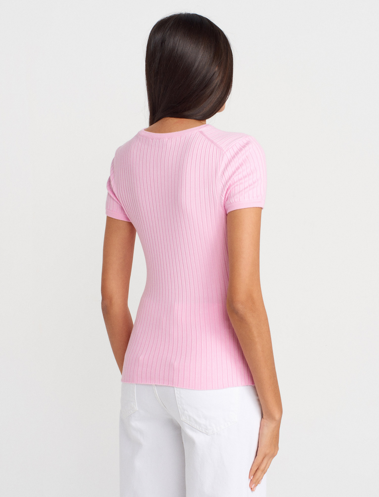 pink T-shirt