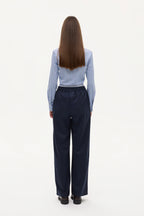 Elastic Waist Wide Leg Pants