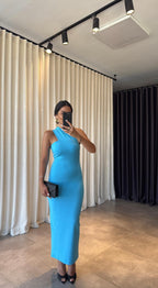 One Shoulder Midi-dress