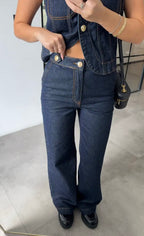 Vest-Denim Set