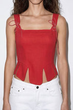 Corset Top - Blue