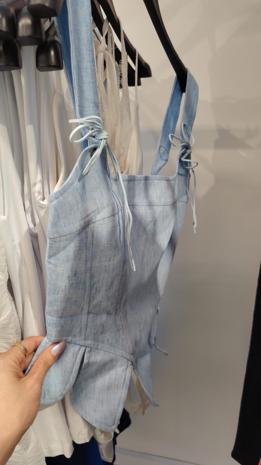 Corset Top - Blue