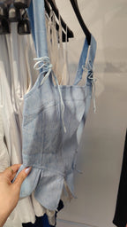 Corset Top - Blue