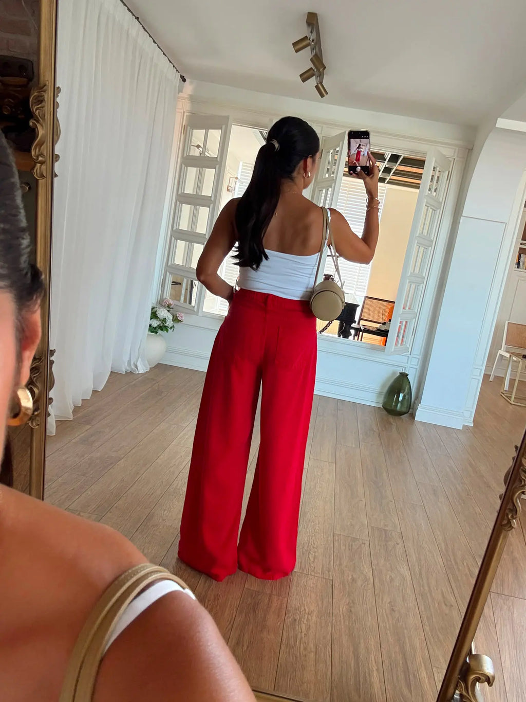 Tencel Jeans - Red