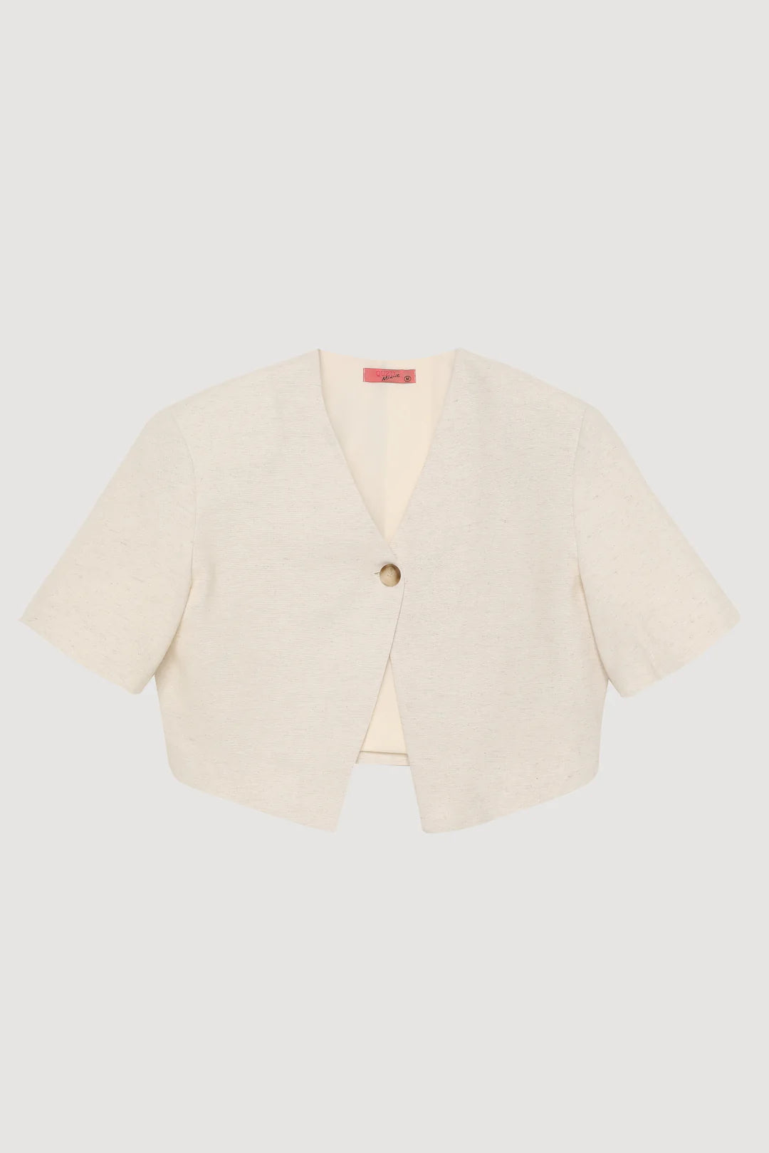 Linen Crop Blazer