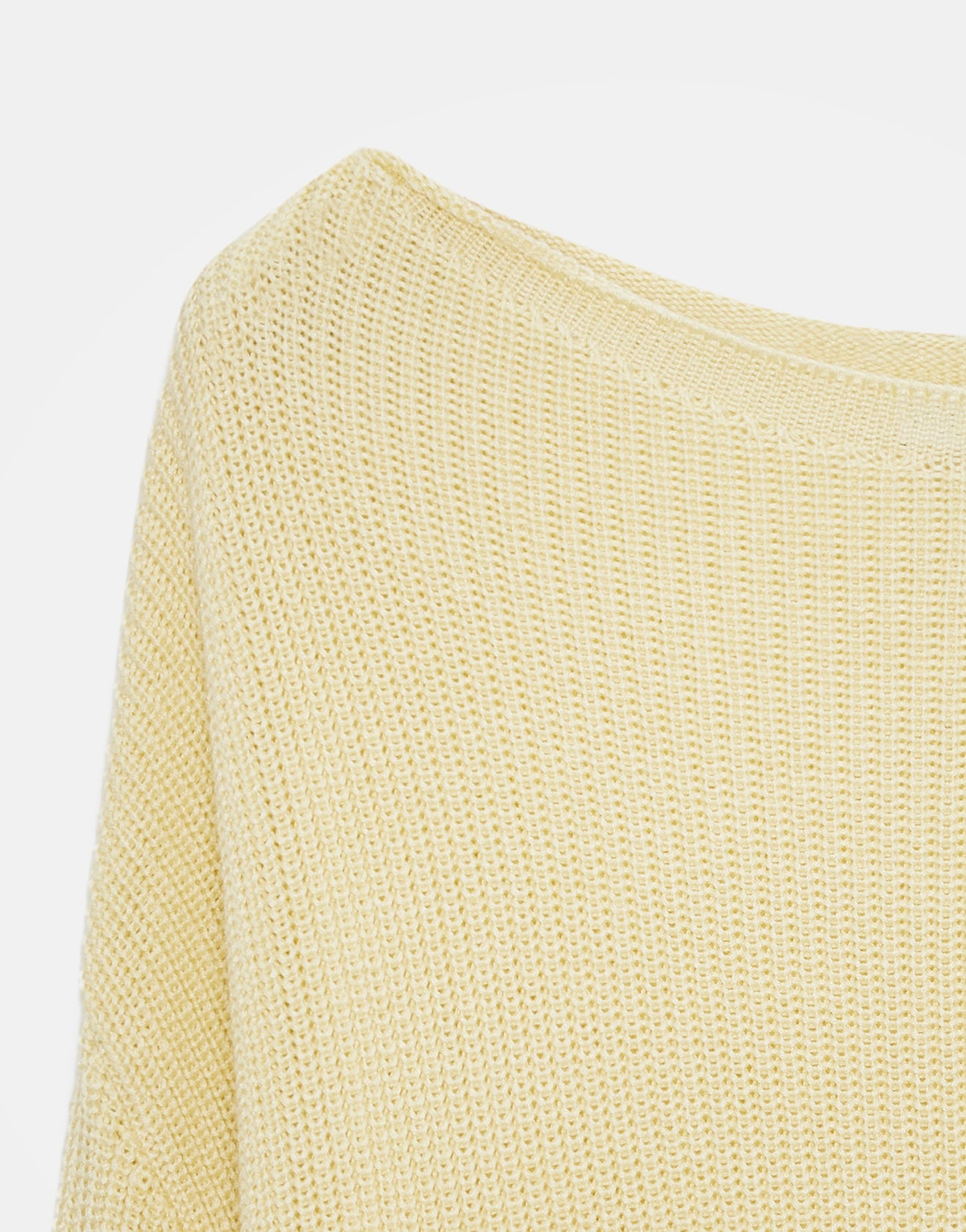 Wide Collar blouse - Yellow