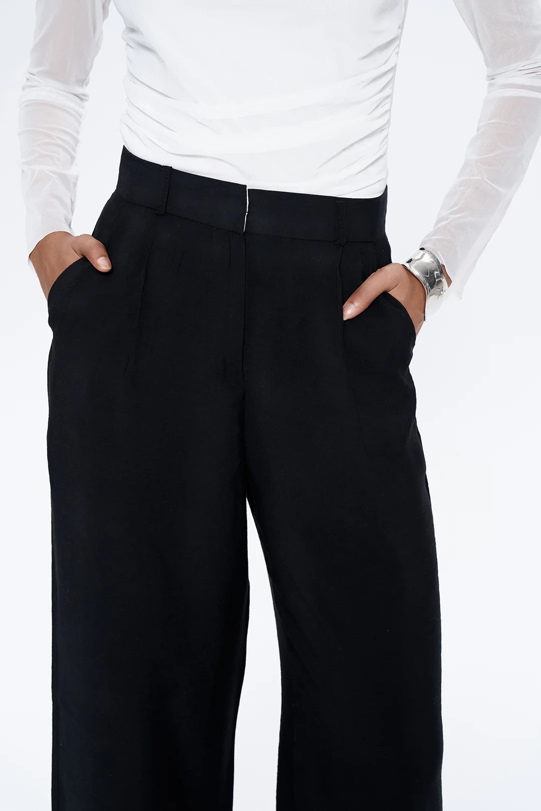 Tencel pants - Black