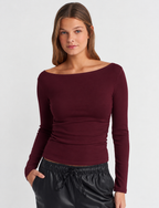 Boat Neck Top