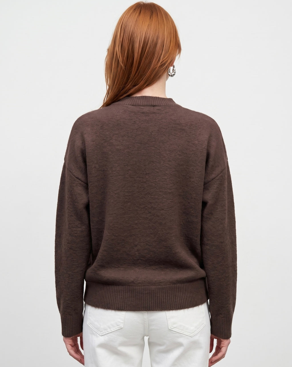 Classic Knit Sweater - Brown