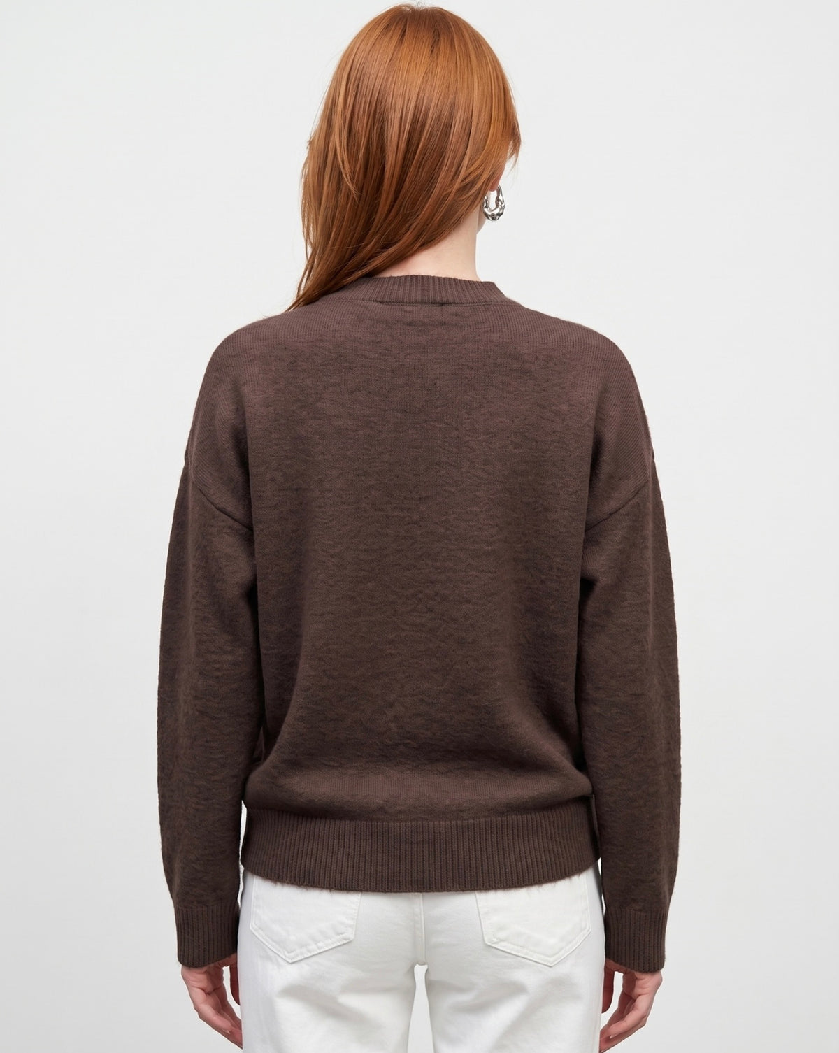 Classic Knit Sweater - Brown
