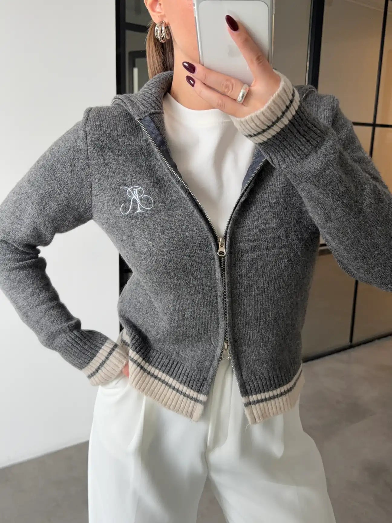 Grey Cardigan