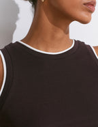 White Detailed Tank Top