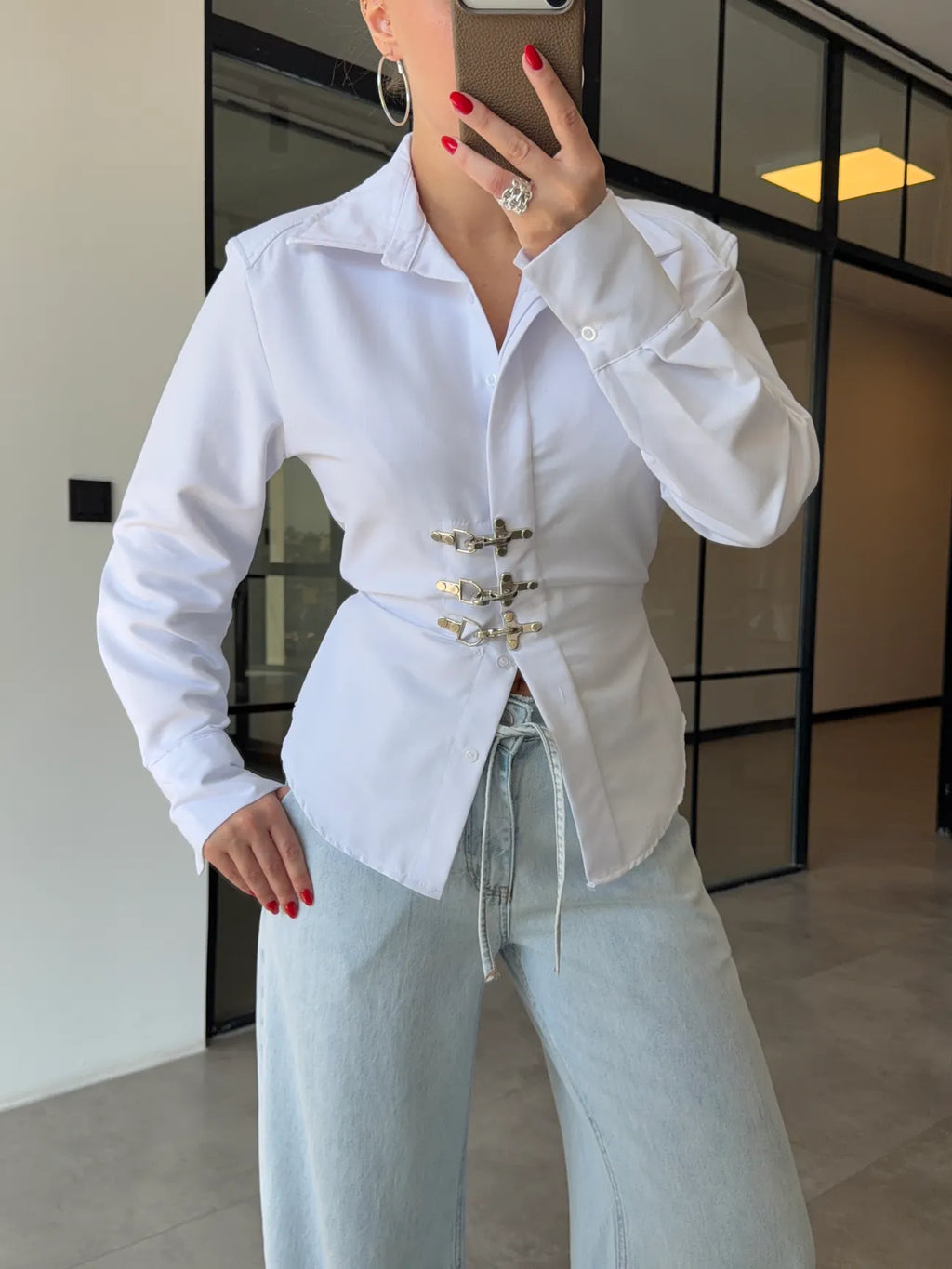 Shirt with Locks