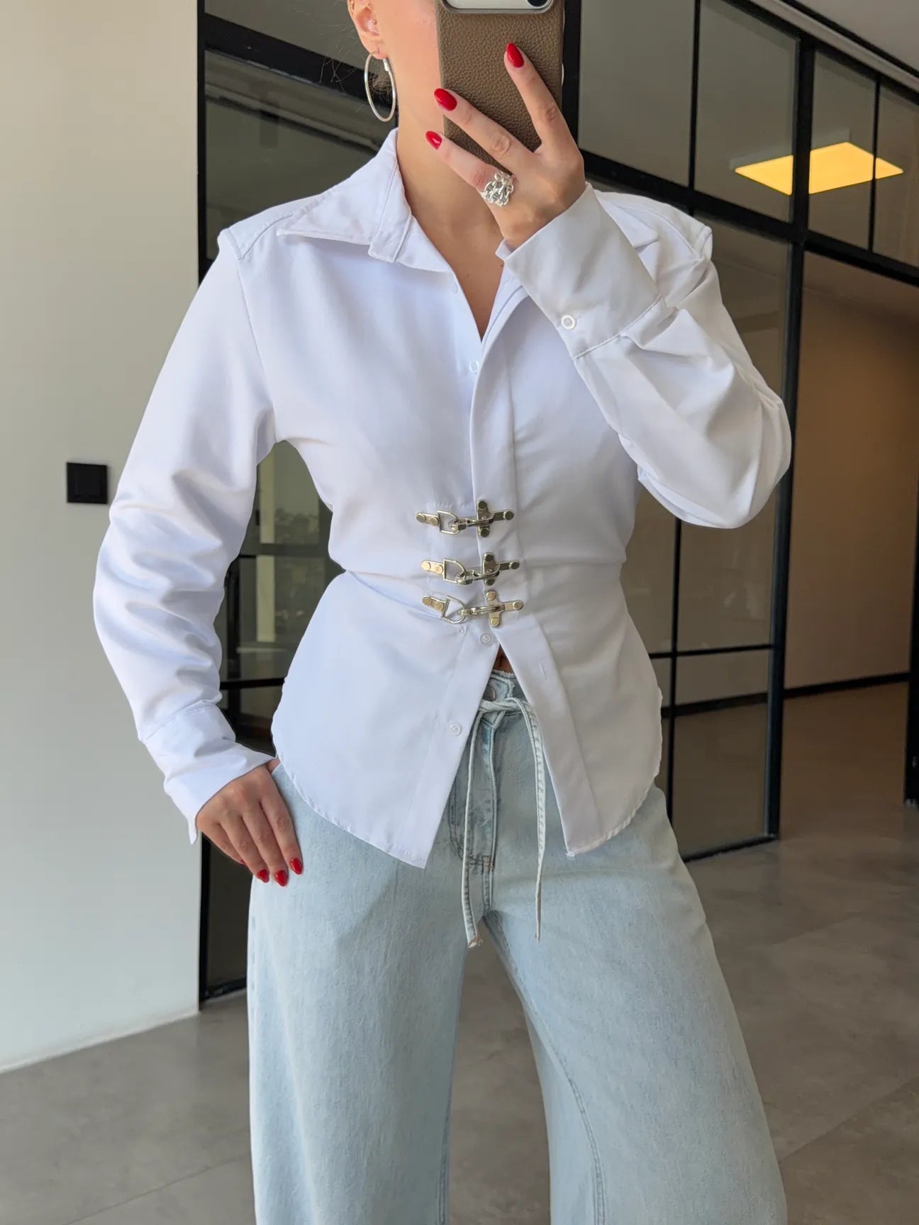 Shirt with Locks