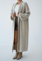 Maxi Wool Blend Cardigan