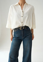 S.S Linen Shirt - White