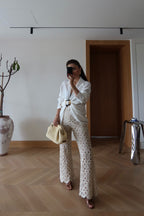 Santorini Crochet Pants