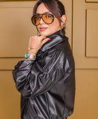 Bomber Leather Jacket