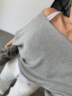 Knitwear Blouse - Grey