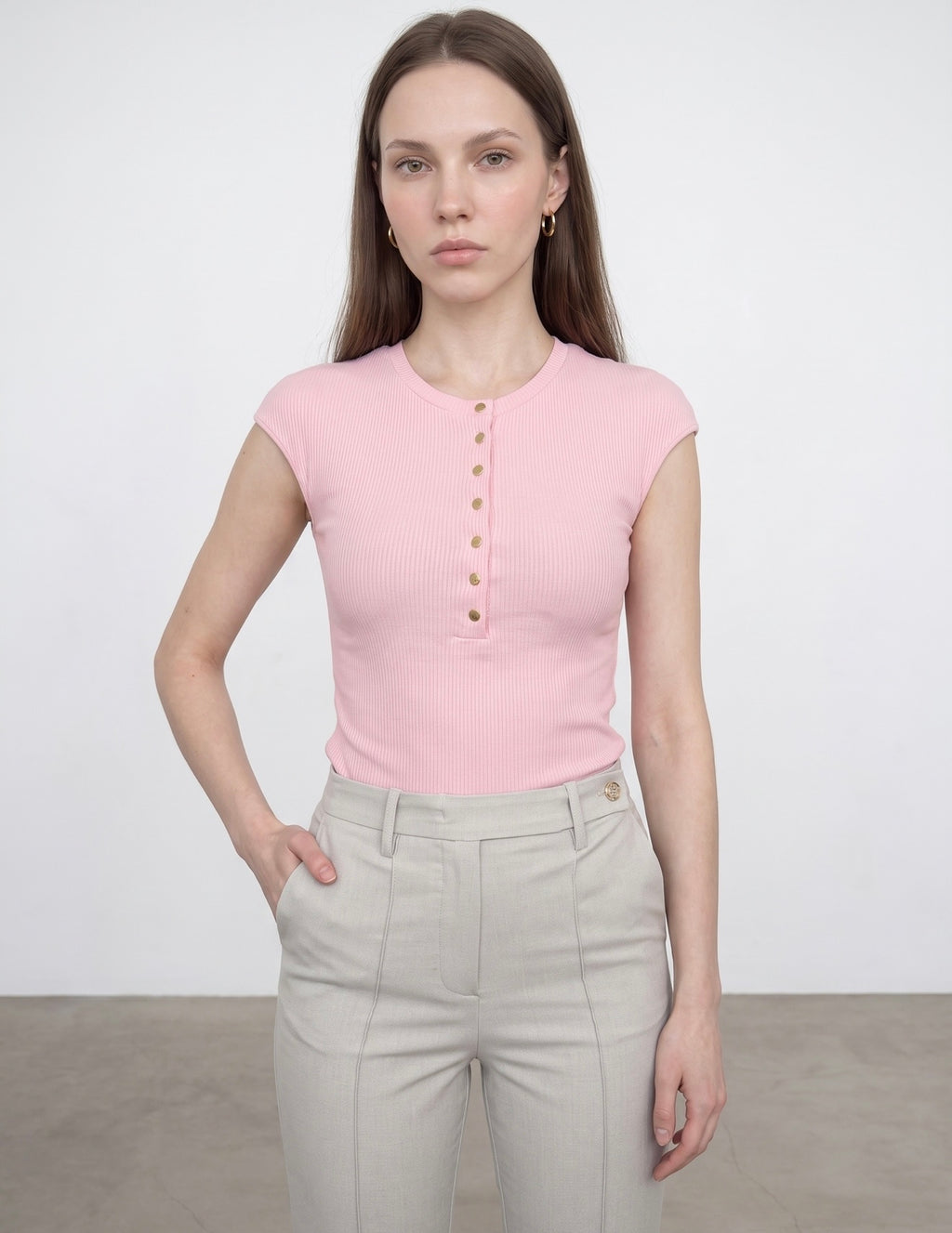 Mila Ribbed Top