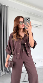 Bomber set - Brown