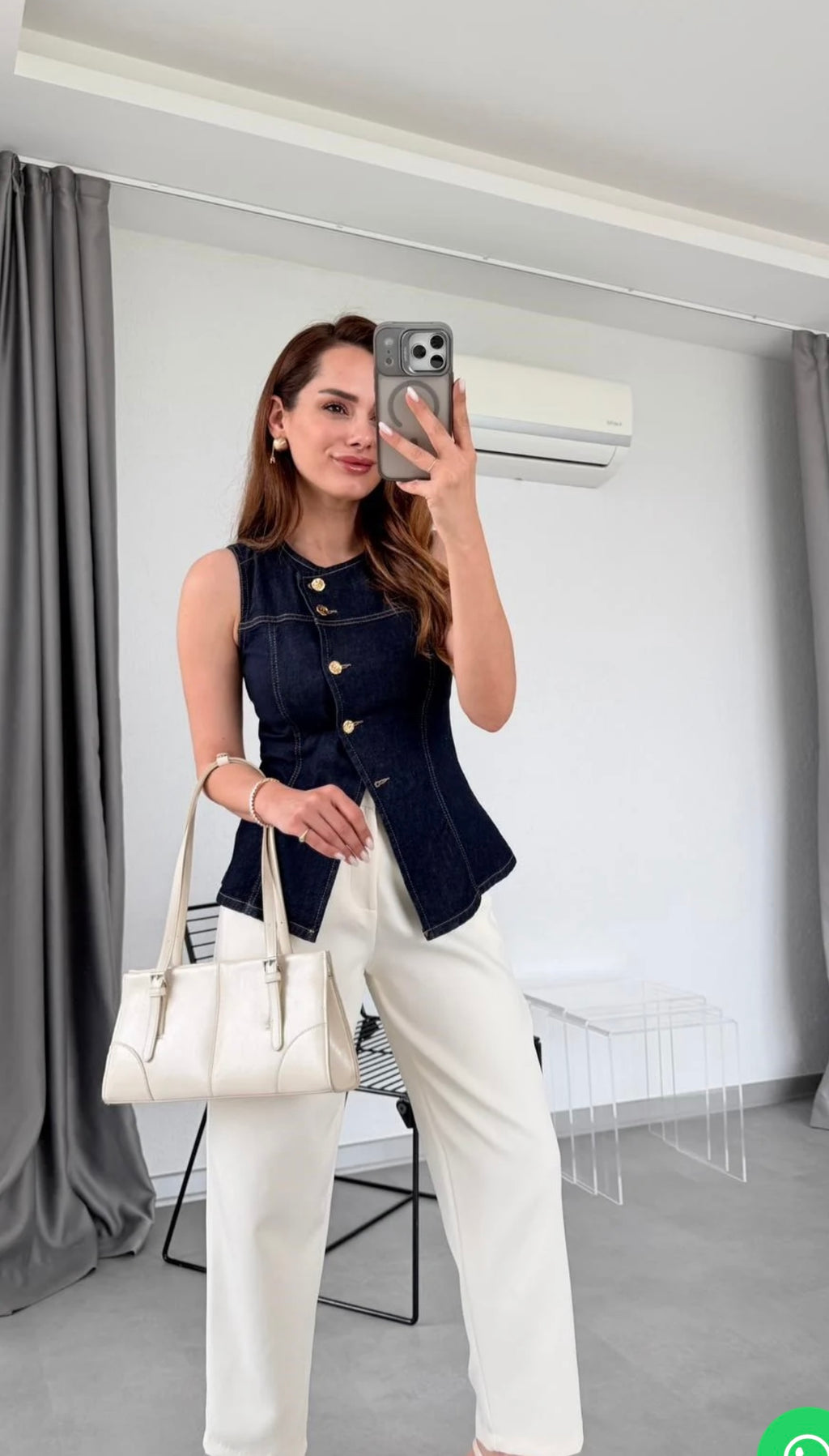 Dilvin Denim Vest