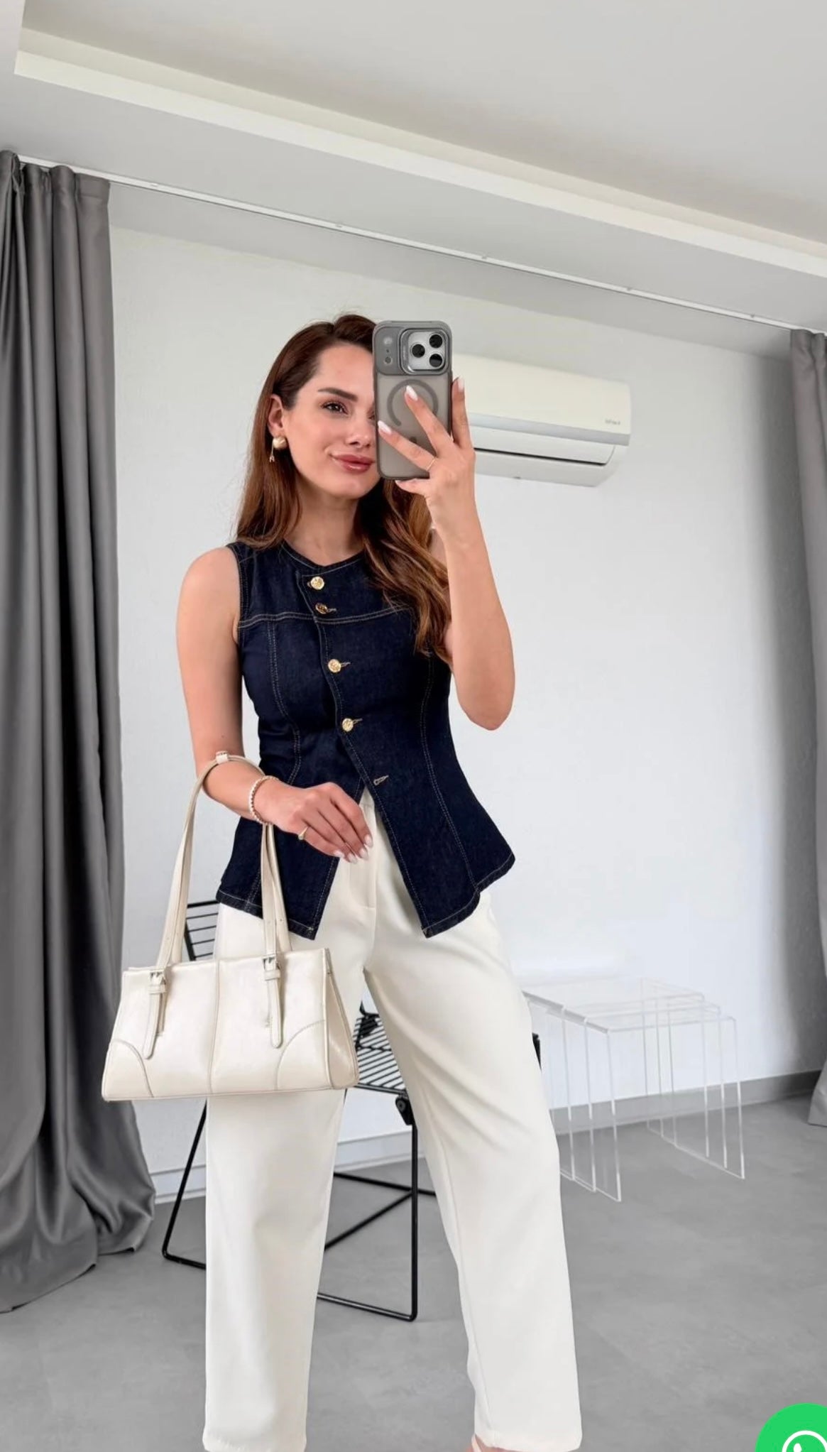 Dilvin Denim Vest