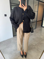 Striped Cardigan