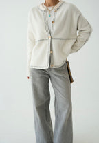 Premium Ecru Cardigan