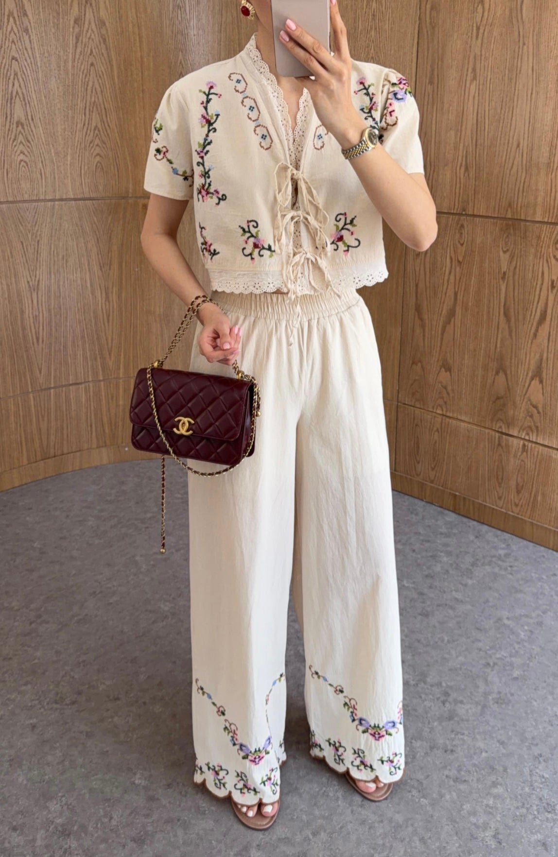 Beige Vintage Set