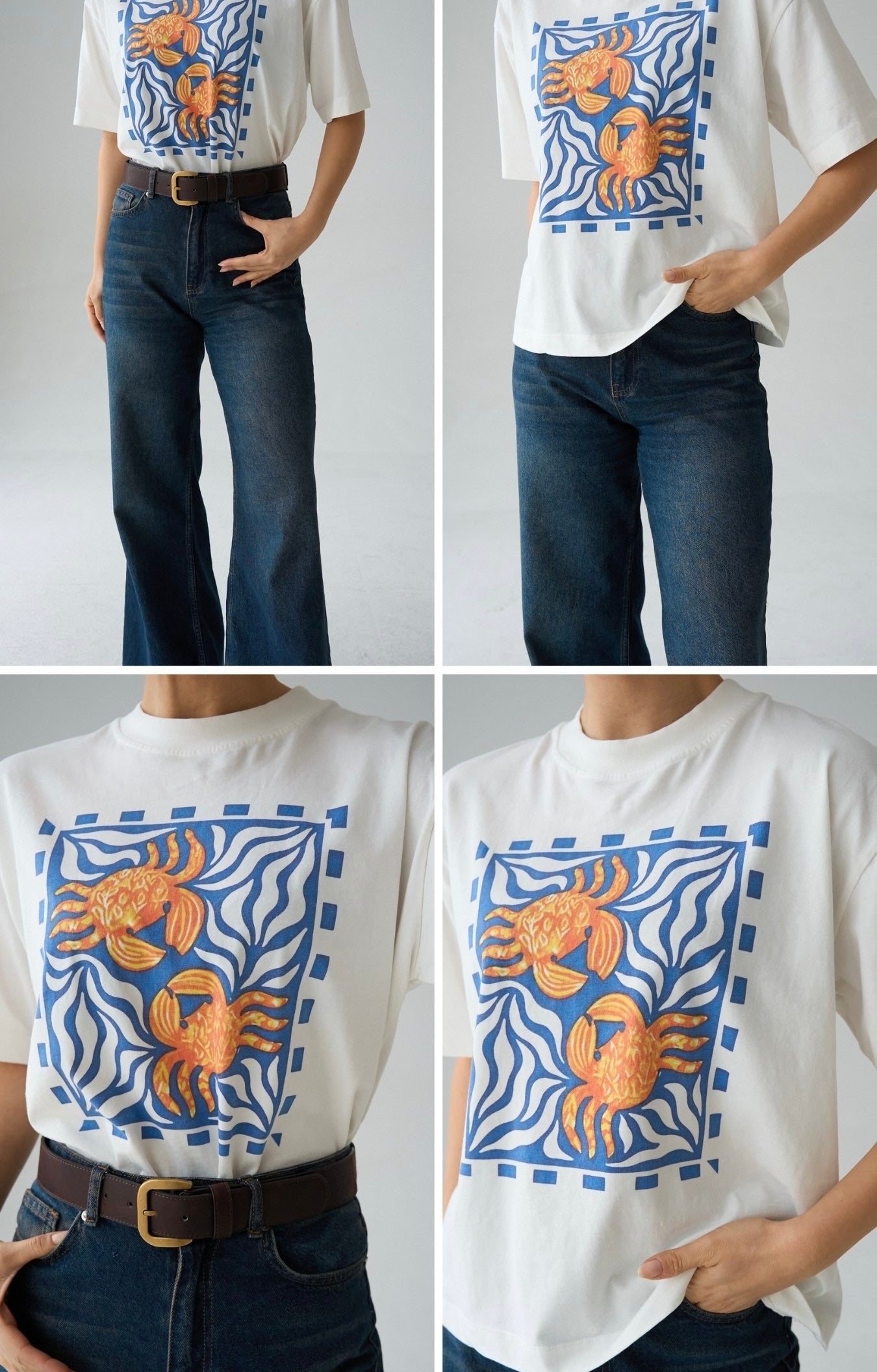 Crabs Blue Tee