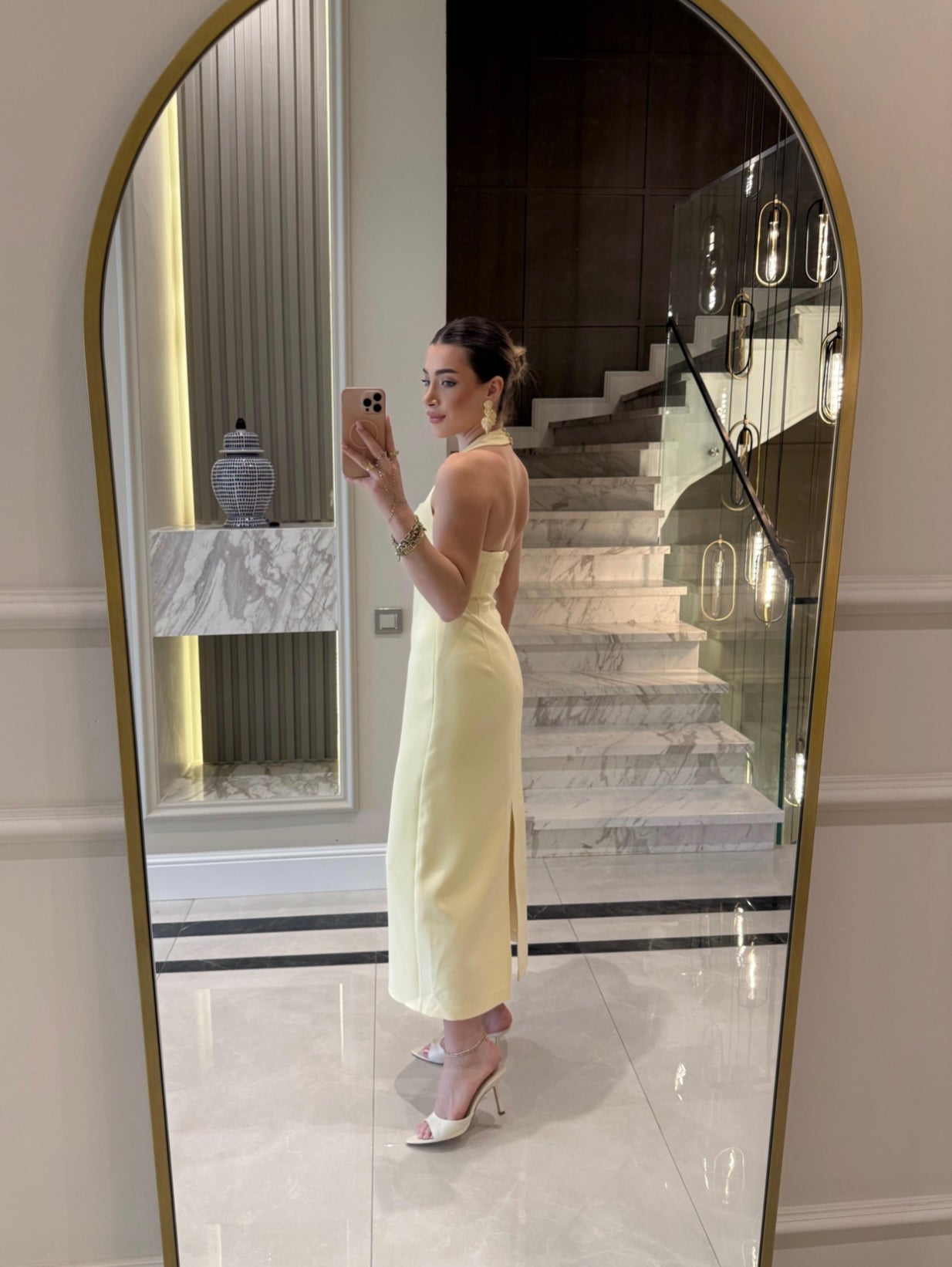 Halter Neck Midi-Dress