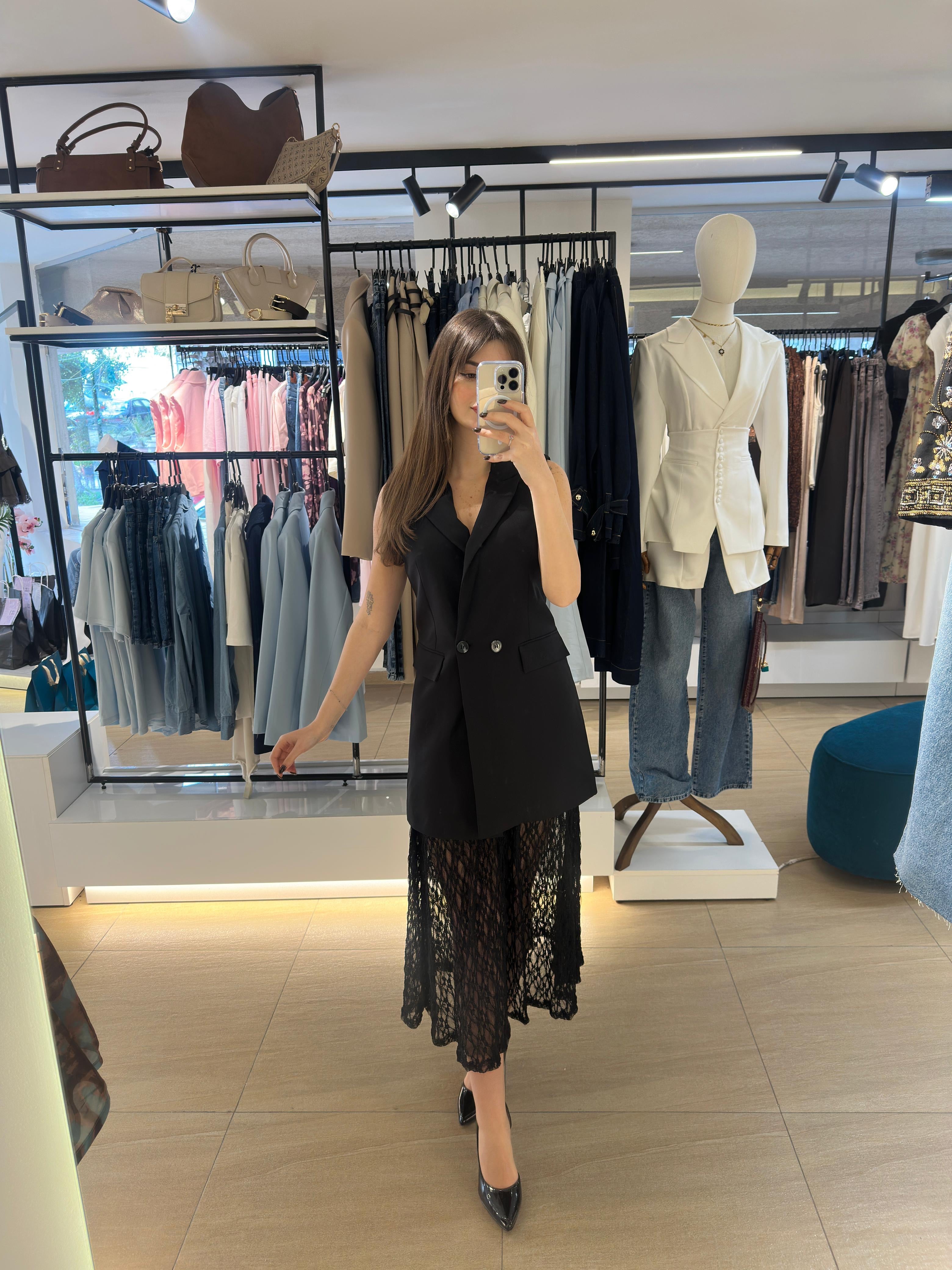 Skirt-Vest Set