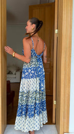 Blue Floral Dress