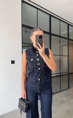 Vest-Denim Set