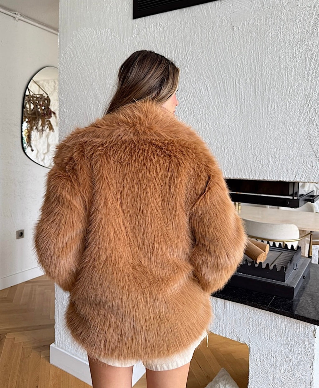 Camel fur Jacket