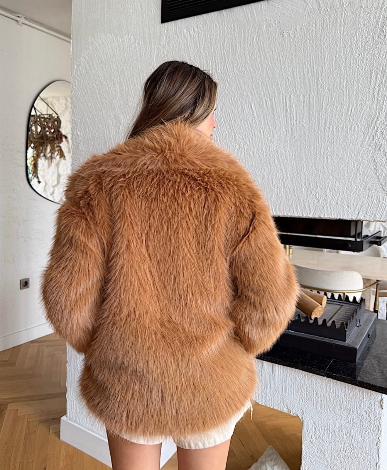 Camel fur Jacket