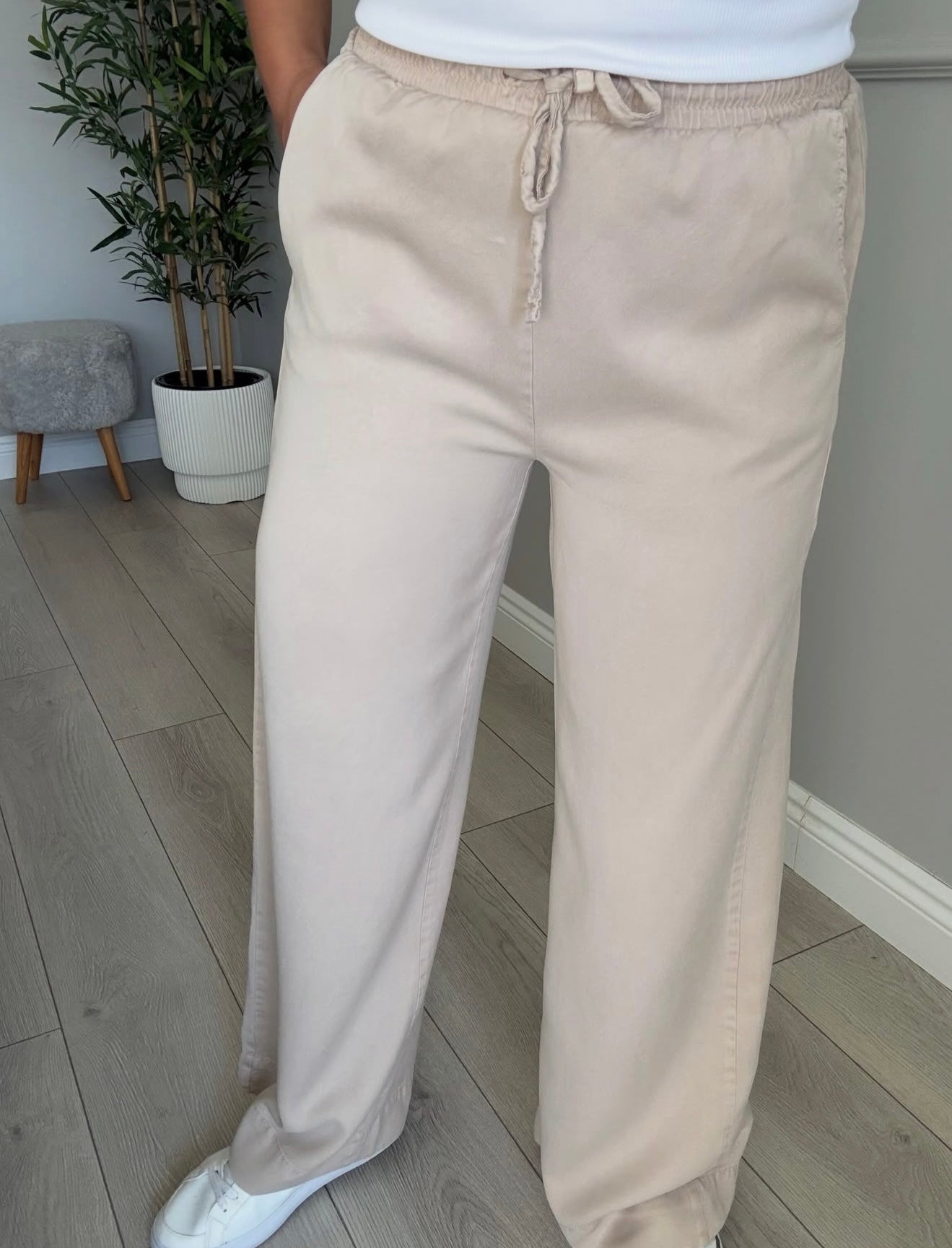Tencel Pants - Beige