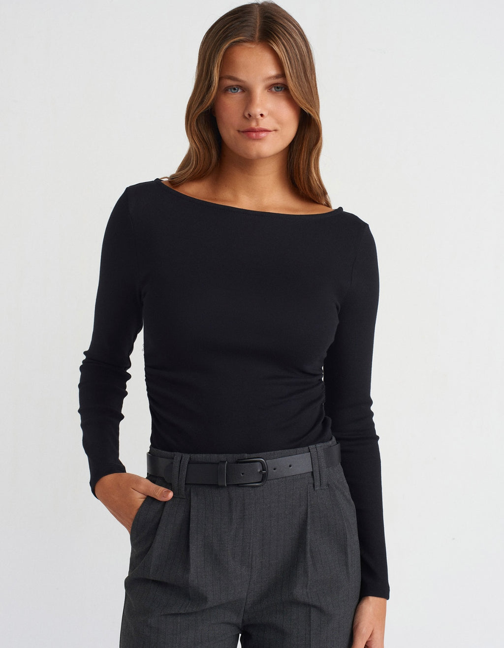 Boat Neck Top