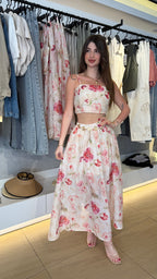 Floral Skirt Set
