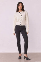 Curve Cardigan - Ivory