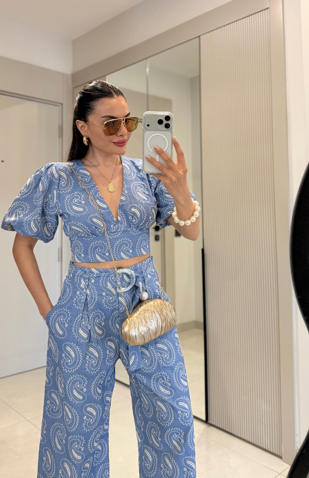 Blue Crop Set