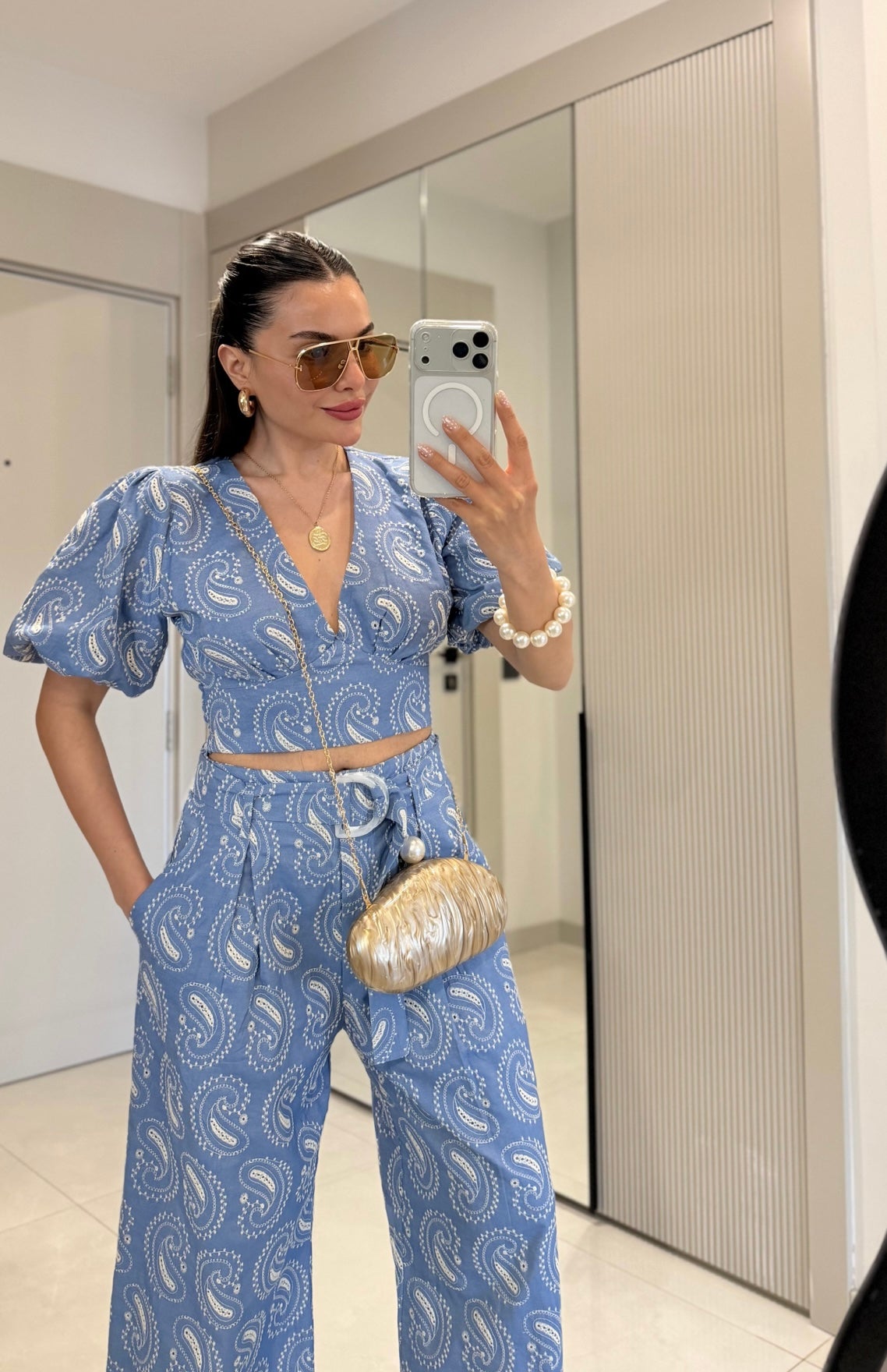 Blue Crop Set