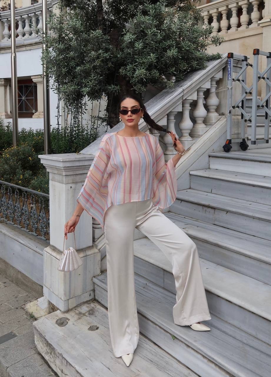 Pastel Breeze Cape Top