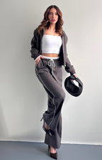 Contrast Detailed Brown Trouser