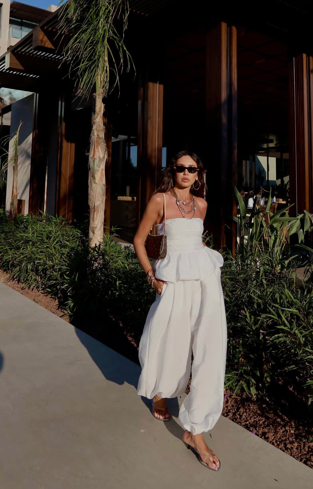 Strapless Top Set - White