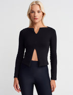 Zipper Detailed Top